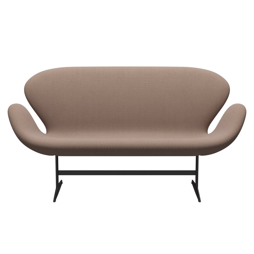 Fritz Hansen Swan Sofa 2-Sitzer, Warm Graphite/Steelcut Trio Sand Farben