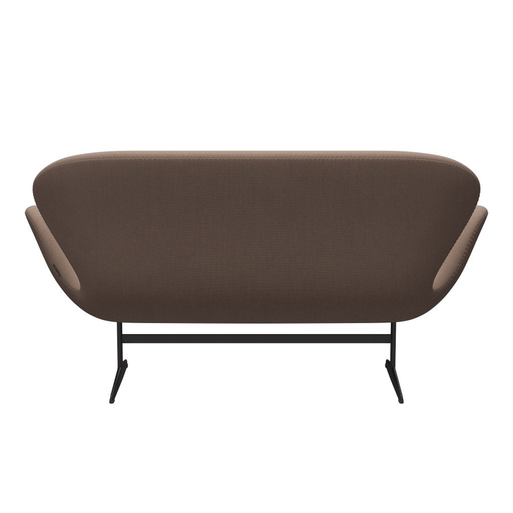 Fritz Hansen Swan Sofa 2-Sitzer, Warm Graphite/Steelcut Trio Sand Farben