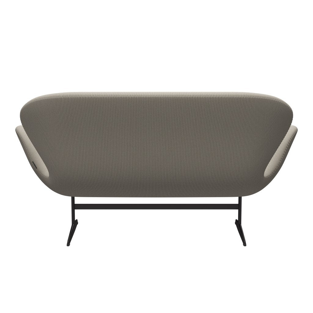 Fritz Hansen Swan Sofa 2-Sitzer, Warm Graphite/Stahlschnitt Trio Sand