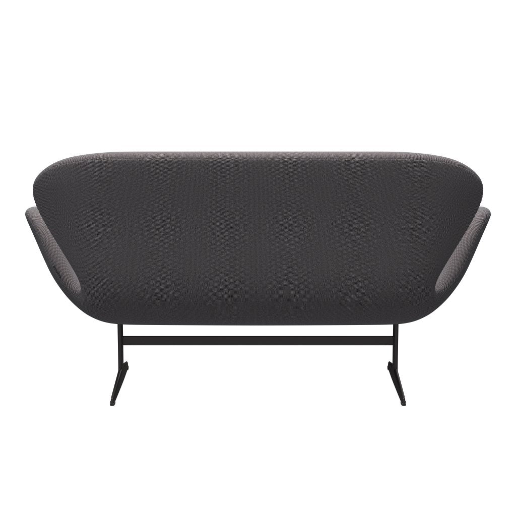 Fritz Hansen Swan Sofa 2-Sitzer, Warm Graphite/Steelcut Trio Soft Blue/Brown/Black