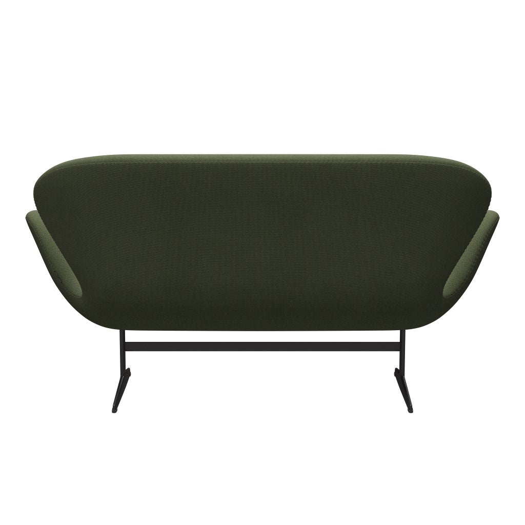 Fritz Hansen Swan Sofa 2-Sitzer, Warm Graphite/Steelcut Trio Soft Green