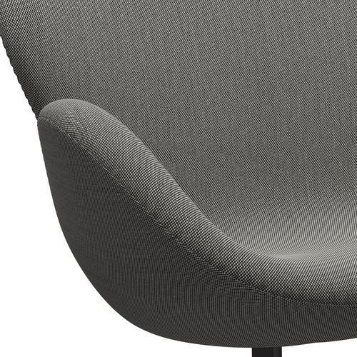 Fritz Hansen Swan Sofa 2-Sitzer, Warm Graphite/Steelcut Trio Weiß/Schwarz