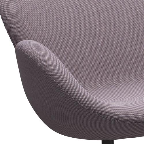 Fritz Hansen Swan Sofa 2-Sitzer, Warm Graphite/Steelcut Trio Weiß/Violett