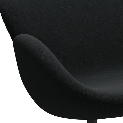 Fritz Hansen Swan Sofa 2-Sitzer, Warm Graphit/Sunniva Schwarz (193)