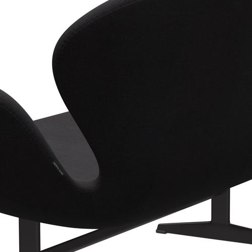 Fritz Hansen Swan Sofa 2-Sitzer, Warm Graphit/Sunniva Schwarz (683)