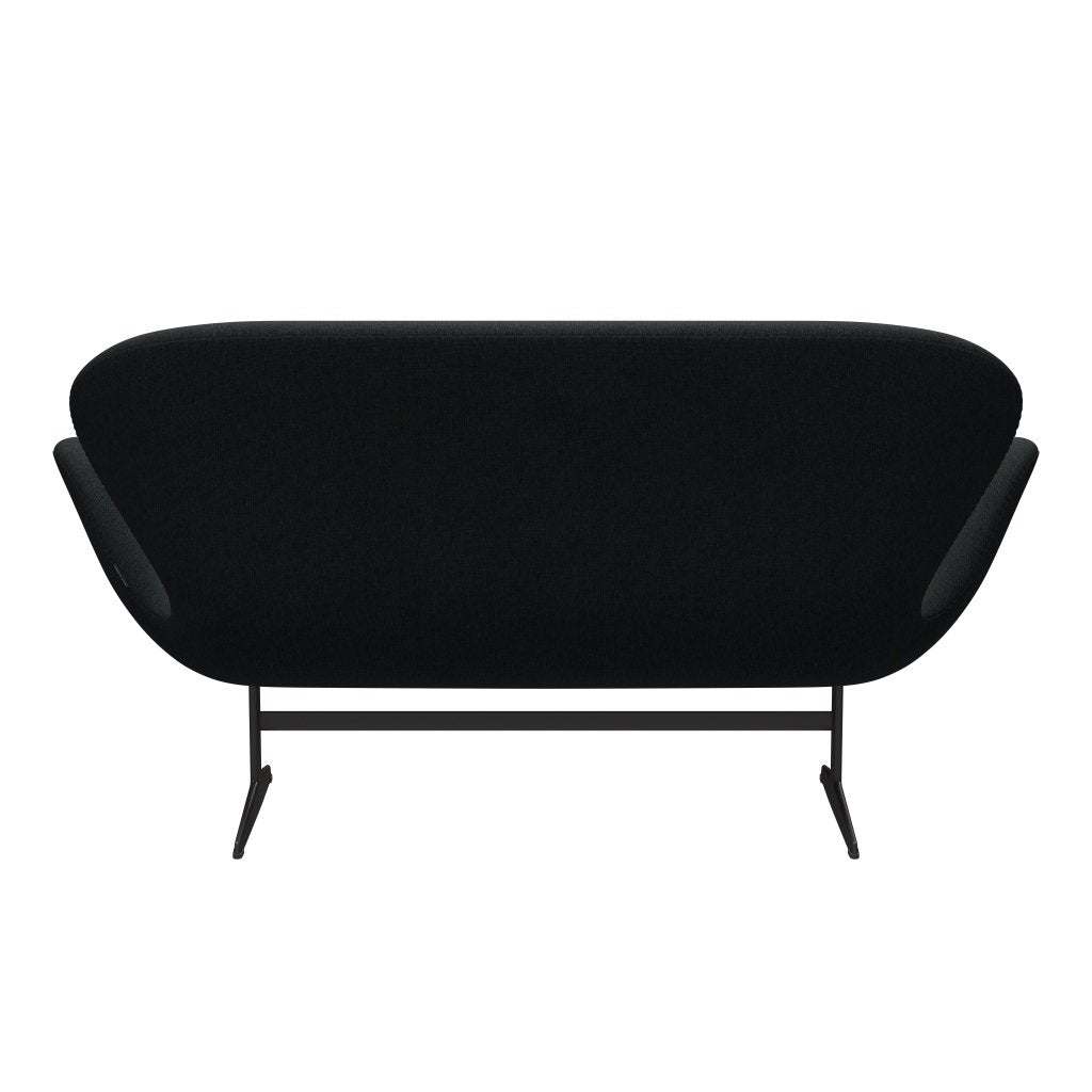 Fritz Hansen Swan Sofa 2-Sitzer, Warm Graphite/Sunniva Black/Dark Grey