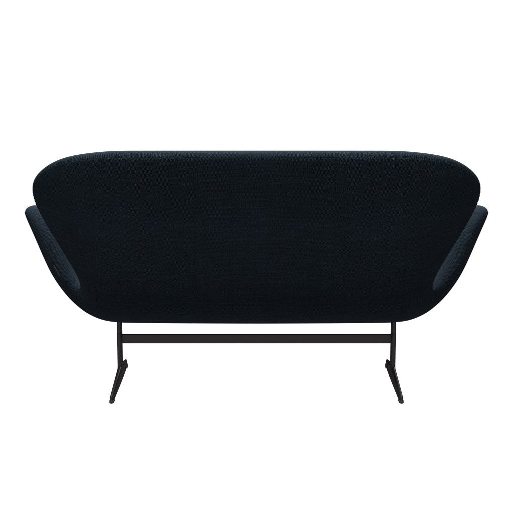 Fritz Hansen Swan Sofa 2-Sitzer, Warm Graphite/Sunniva Black/Navy