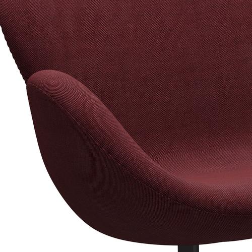 Fritz Hansen Swan Sofa 2-Sitzer, Warm Graphite/Sunniva Burgundy