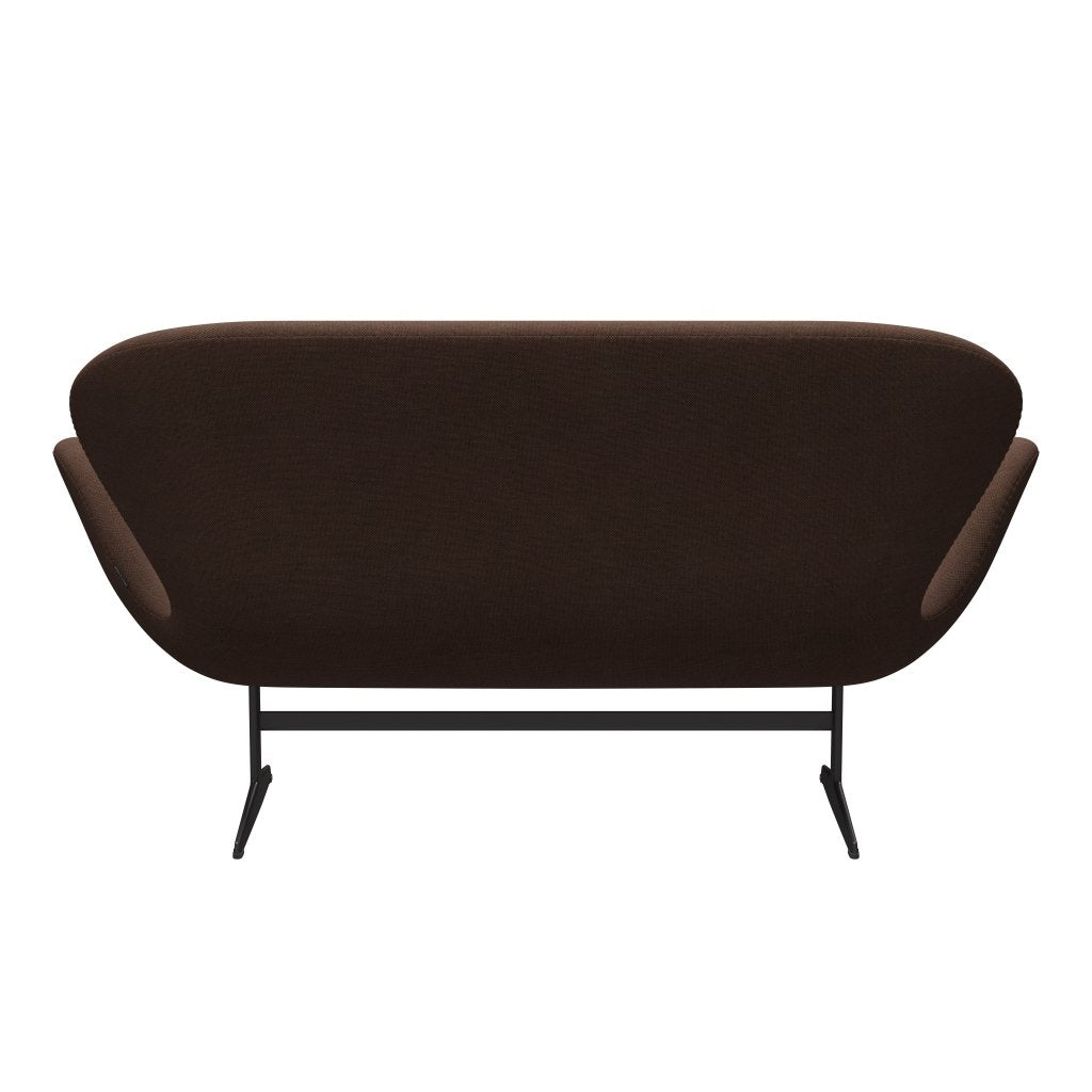 Fritz Hansen Swan Sofa 2-Sitzer, Warm Graphite/Sunniva Chocolate/Kastanie