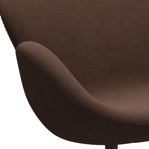 Fritz Hansen Swan Sofa 2-Sitzer, Warm Graphite/Sunniva Chocolate/Kastanie