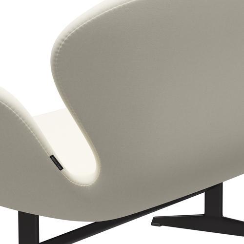 Fritz Hansen Swan Sofa 2-Sitzer, Warm Graphite/Sunniva Crème