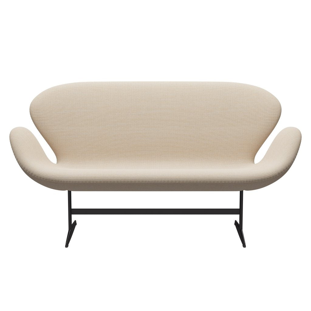 Fritz Hansen Swan Sofa 2-Sitzer, Warm Graphite/Sunniva Crème/Sand