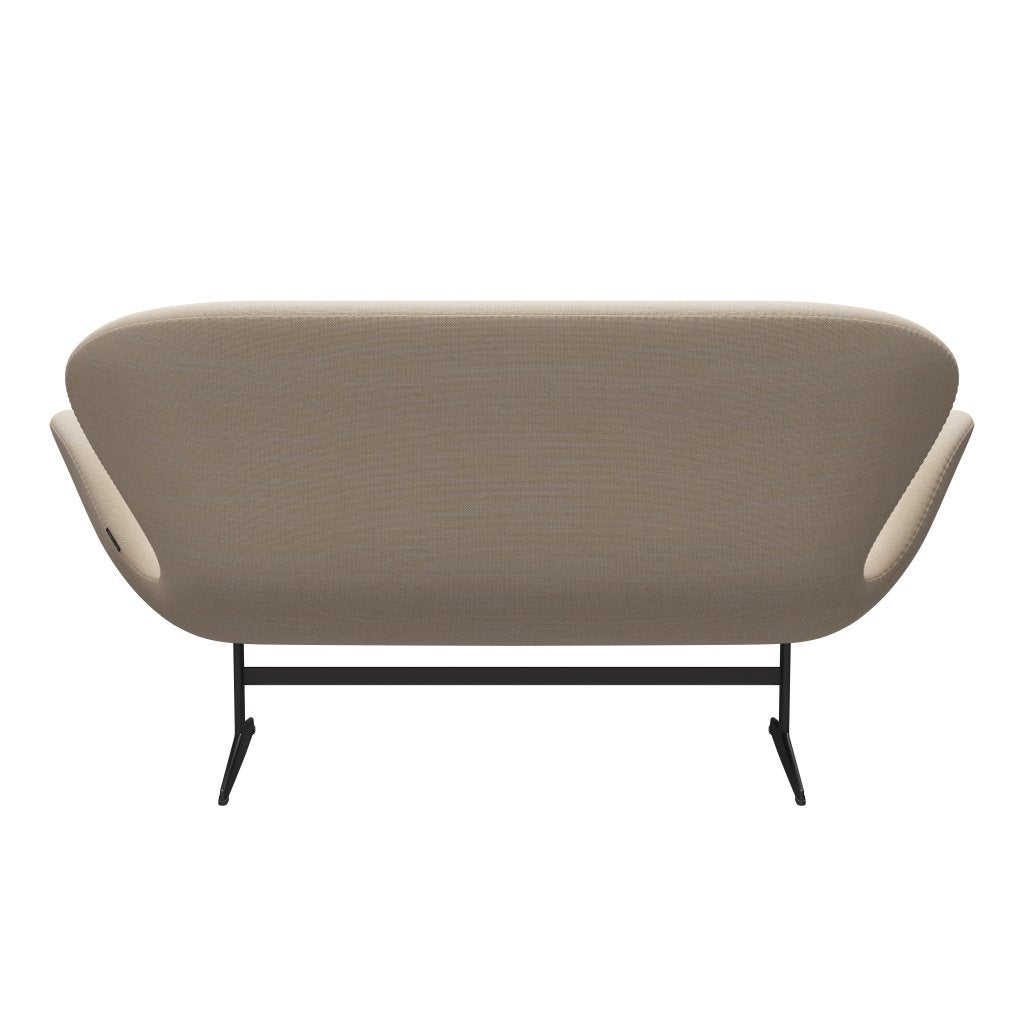 Fritz Hansen Swan Sofa 2-Sitzer, Warm Graphite/Sunniva Crème/Sand