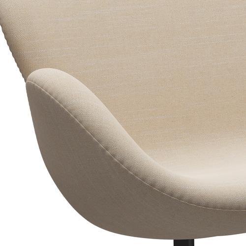 Fritz Hansen Swan Sofa 2-Sitzer, Warm Graphite/Sunniva Crème/Sand