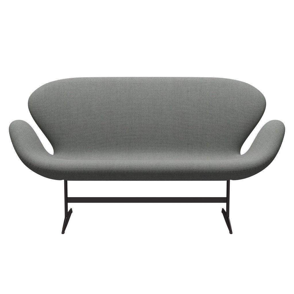 Fritz Hansen Swan Sofa 2-Sitzer, Warm Graphit/Sunniva Grau