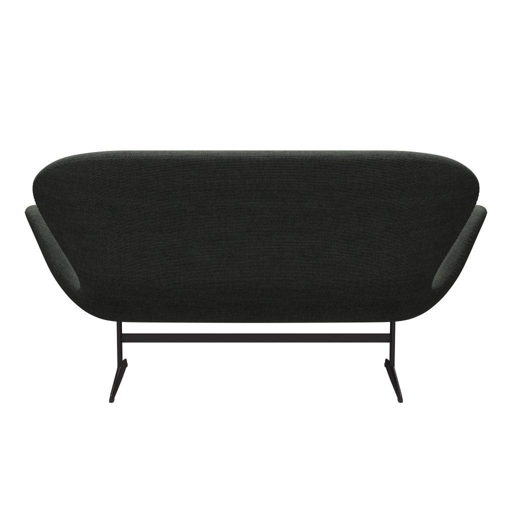 Fritz Hansen Swan Sofa 2-Sitzer, Warm Graphite/Sunniva Hellgrau/Dunkelgrau