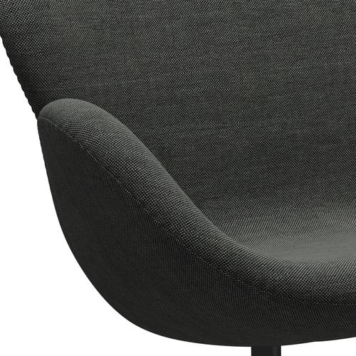 Fritz Hansen Swan Sofa 2-Sitzer, Warm Graphite/Sunniva Hellgrau/Dunkelgrau