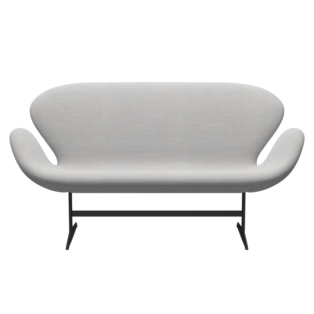 Fritz Hansen Swan Sofa 2-Sitzer, Warm Graphite/Sunniva Natural/Light Grey