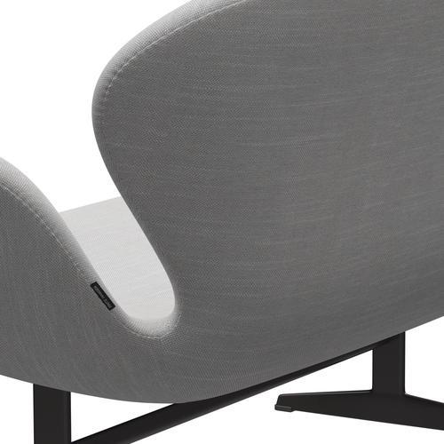 Fritz Hansen Swan Sofa 2-Sitzer, Warm Graphite/Sunniva Natural/Light Grey