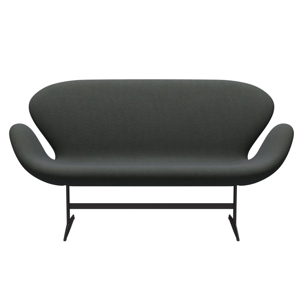 Fritz Hansen Swan Sofa 2-Sitzer, Warm Graphite/Sunniva Navy/Olive