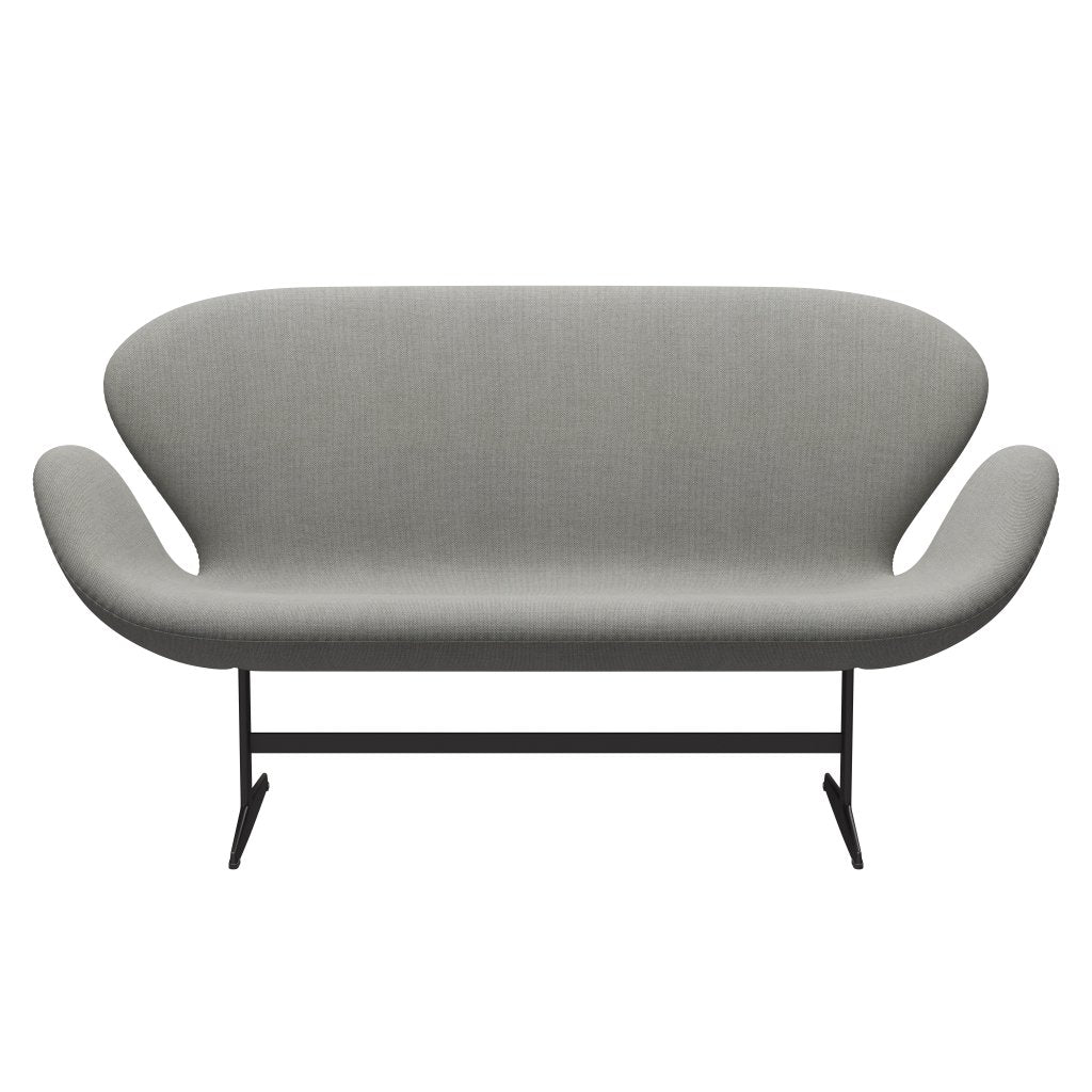 Fritz Hansen Swan Sofa 2-Sitzer, Warm Graphite/Sunniva Sand/Hell Grau