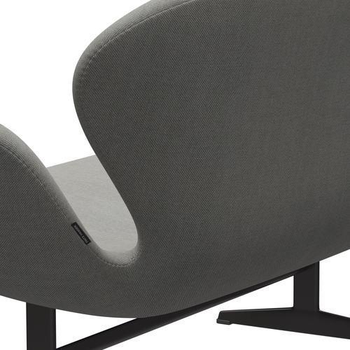 Fritz Hansen Swan Sofa 2-Sitzer, Warm Graphite/Sunniva Sand/Hell Grau