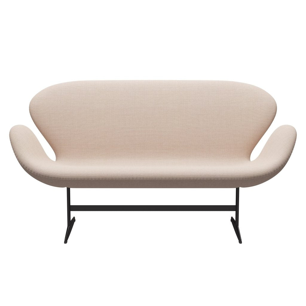 Fritz Hansen Swan Sofa 2-Sitzer, Warm Graphite/Sunniva Sand/Soft Pink