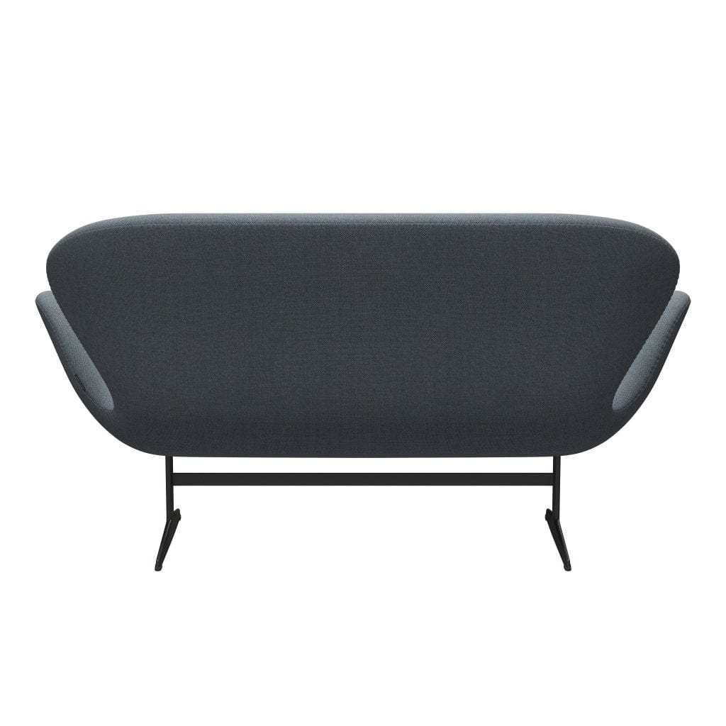 Fritz Hansen Swan Sofa 2-Sitzer, Warm Graphite/Sunniva Soft Blue