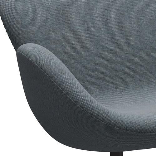 Fritz Hansen Swan Sofa 2-Sitzer, Warm Graphite/Sunniva Soft Blue