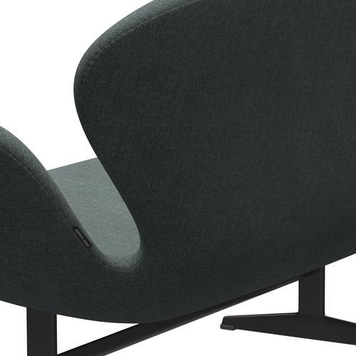 Fritz Hansen Swan Sofa 2-Sitzer, Warm Graphite/Sunniva Steel Grey