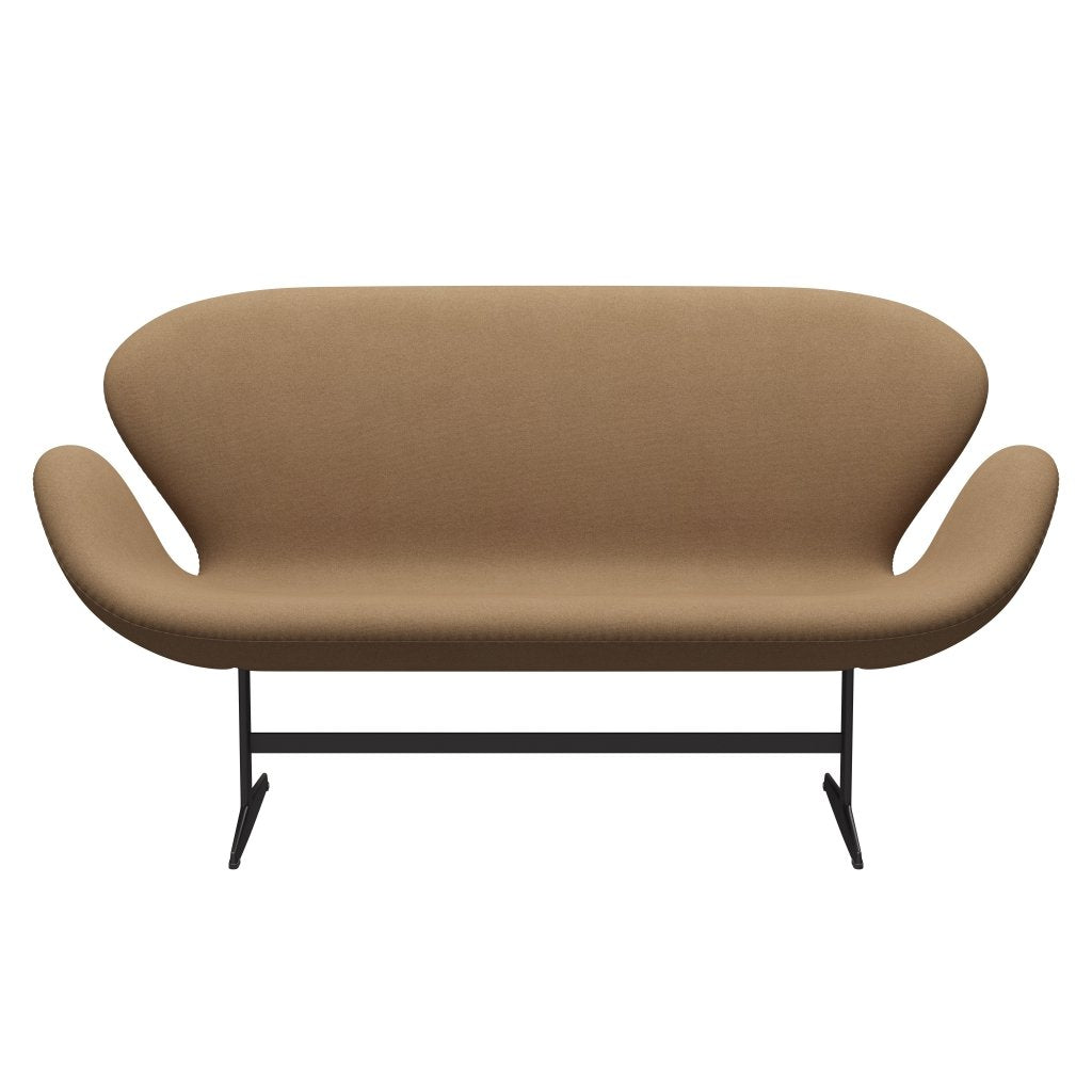 Fritz Hansen Swan Sofa 2-Sitzer, Warm Graphite/Tonus Camel