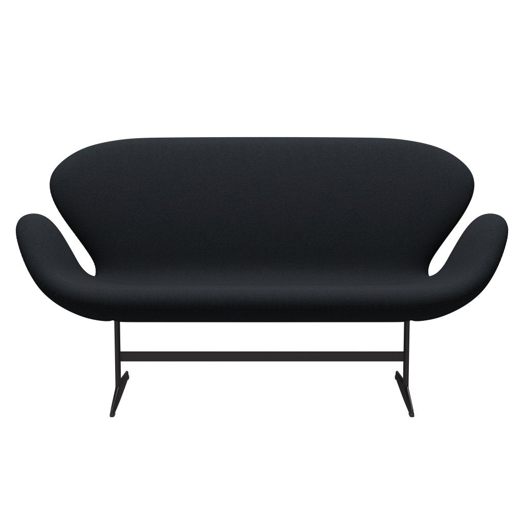 Fritz Hansen Swan Sofa 2-Sitzer, Warm Graphite/Tonus Dark Aubergine