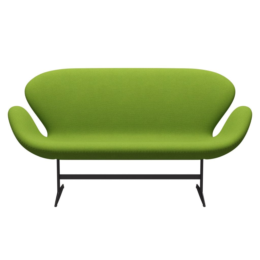 Fritz Hansen Swan Sofa 2-Sitzer, Warm Graphite/Tonus Lime