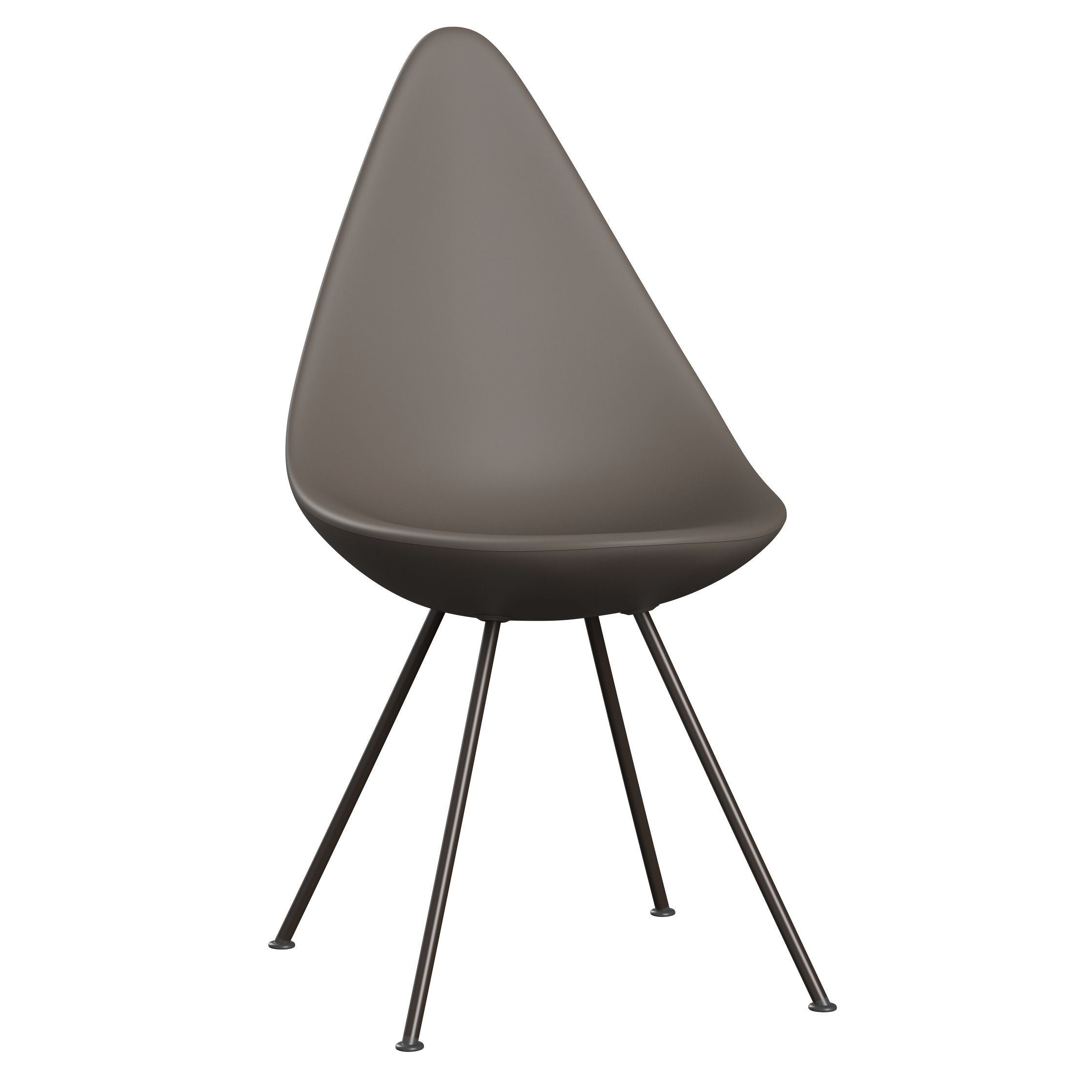 Fritz Hansen The Drop Chair, Braunbronze/Tieflehm