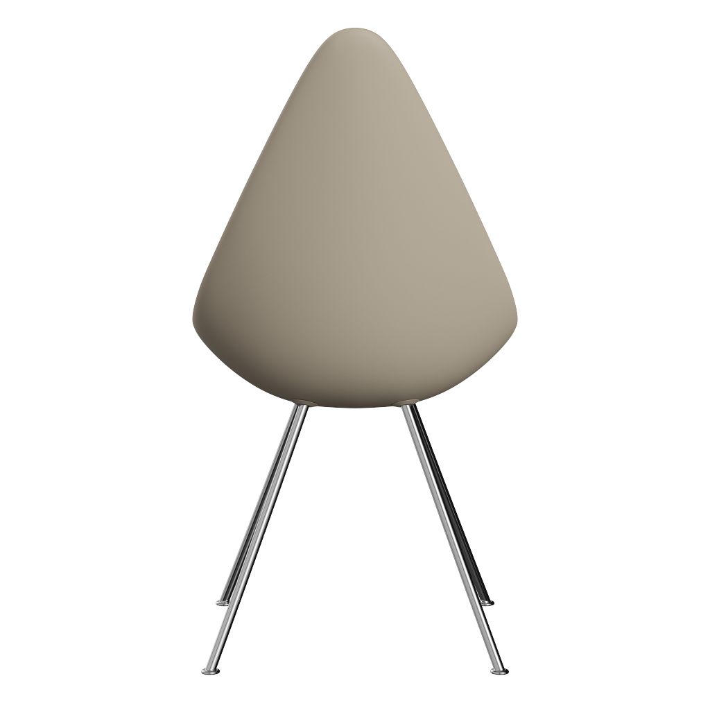 Fritz Hansen The Drop Chair, Chrom/Hellbeige