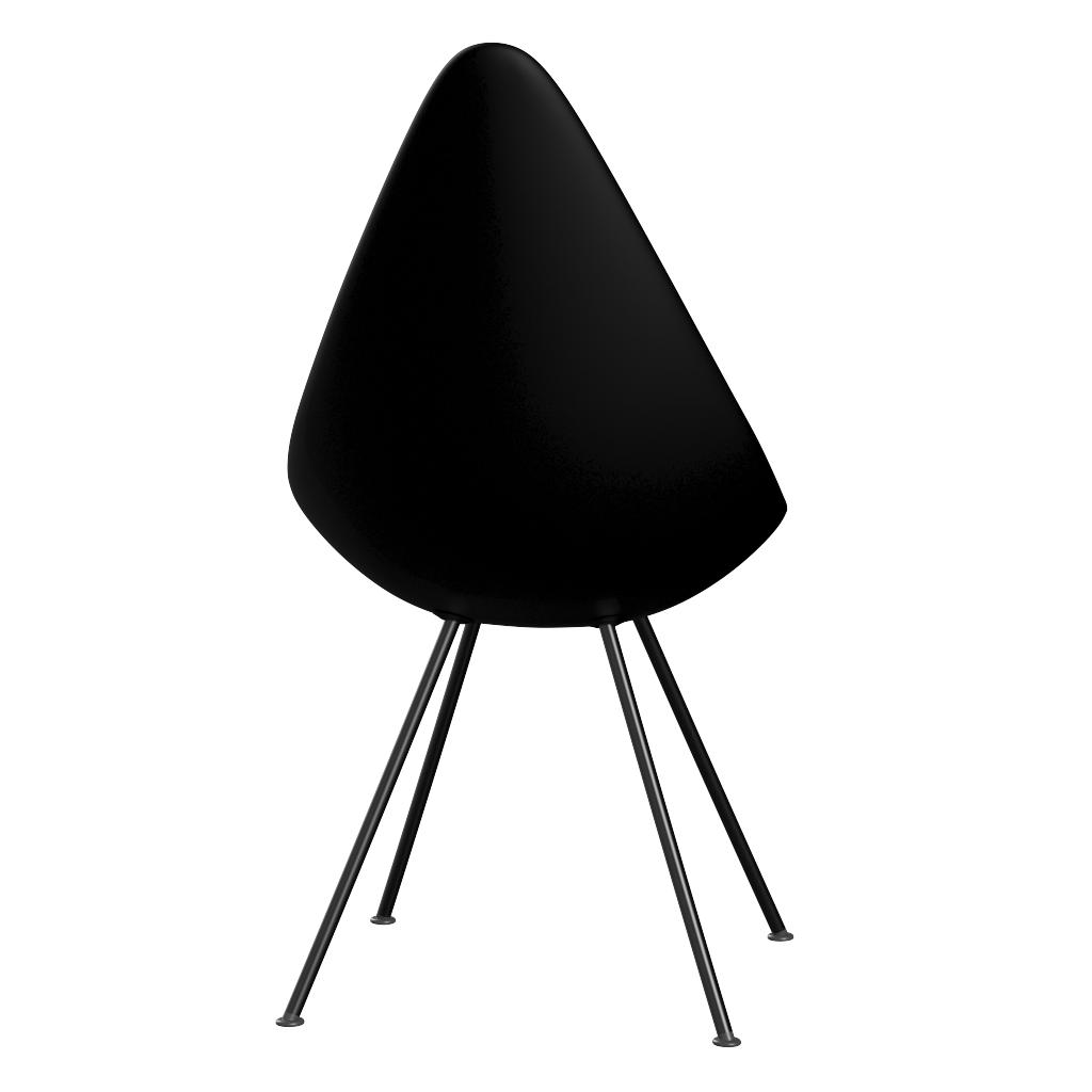 Fritz Hansen The Drop Chair Kunststoff Monochrom, Schwarz