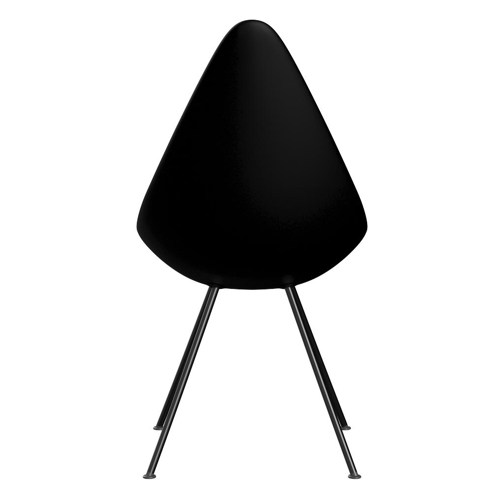 Fritz Hansen The Drop Chair Kunststoff Monochrom, Schwarz