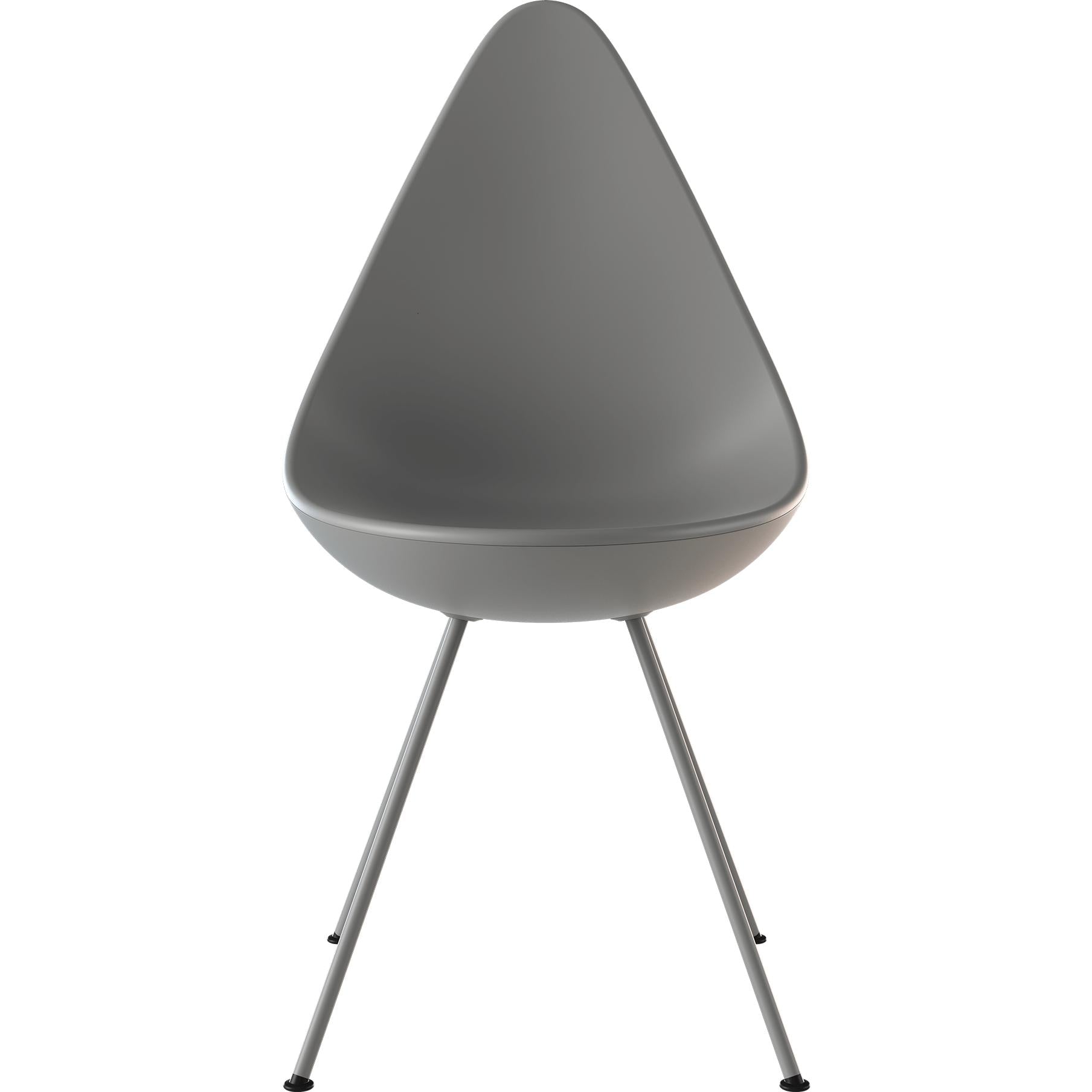 Fritz Hansen The Drop Chair Kunststoff Monochrom, Nine Grey