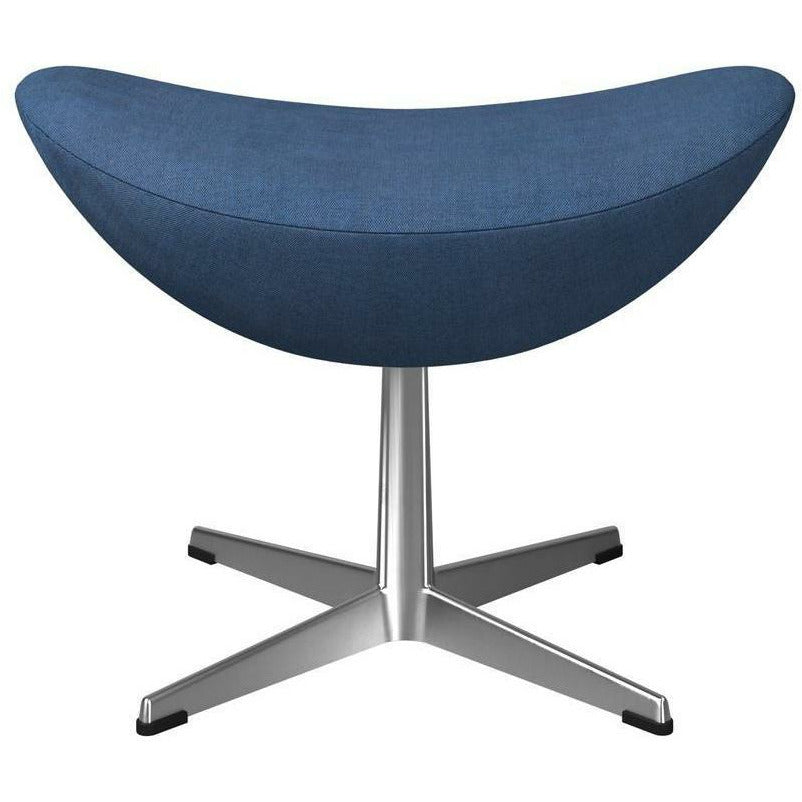 Fritz Hansen The Egg Fußschemel Stoff, Blau