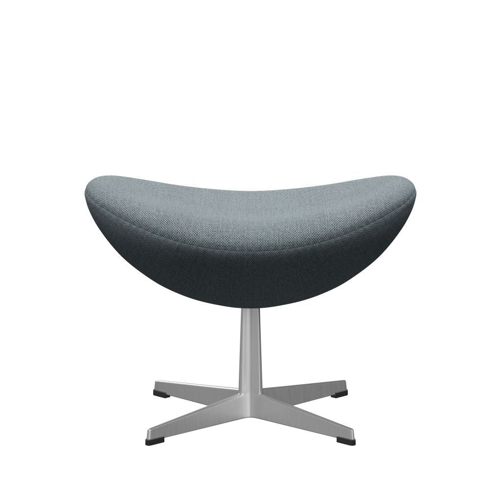 Fritz Hansen The Egg Fußschemel Stoff, Re Wool Hellblau