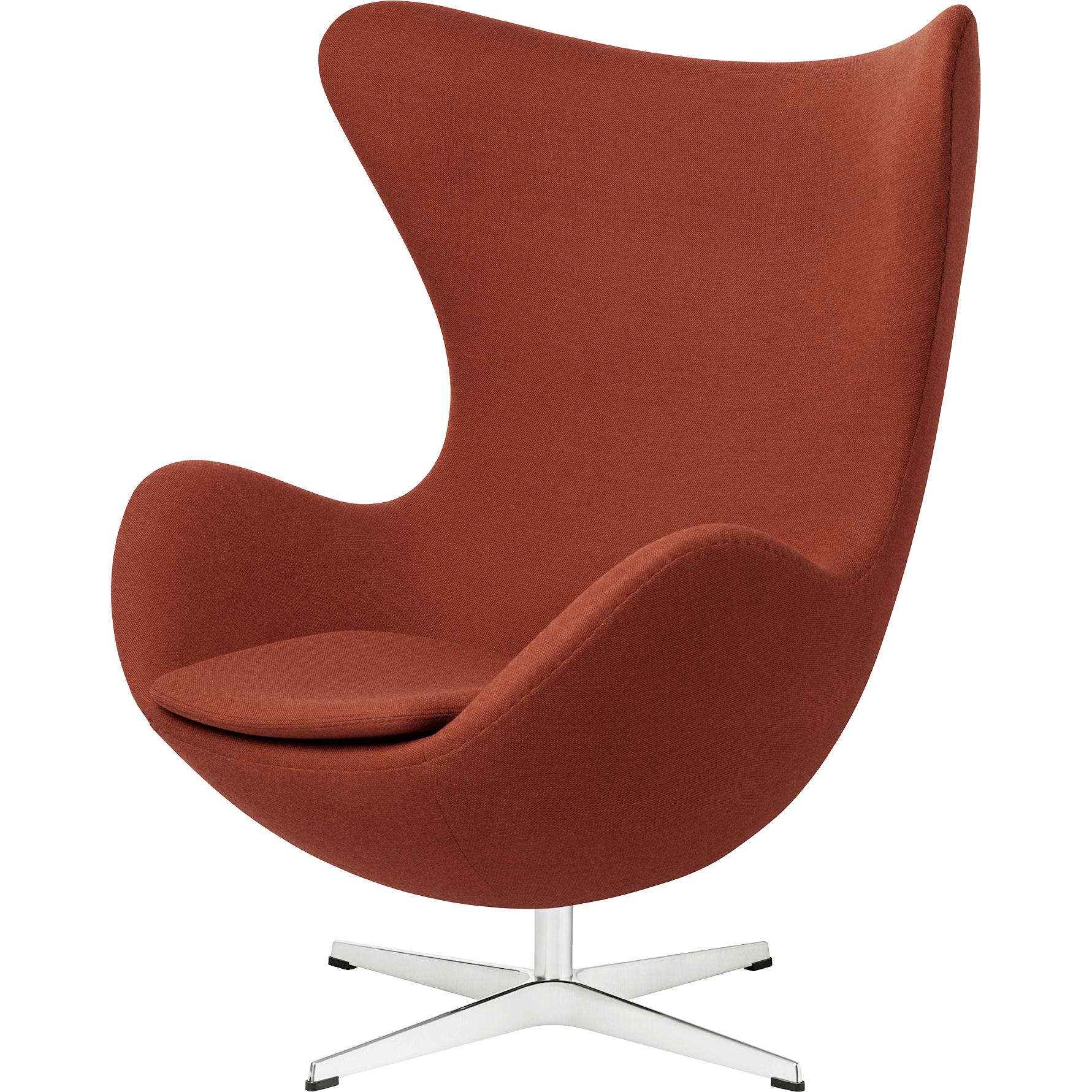 Fritz Hansen The Egg Lounge Chair Stoff, Fritz Hansen Orange