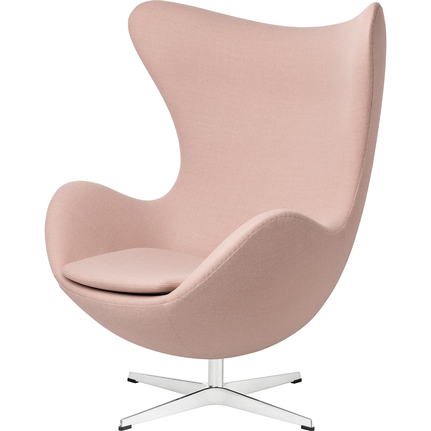 Fritz Hansen The Egg Lounge Chair Stoff, Fritz Hansen Rosa