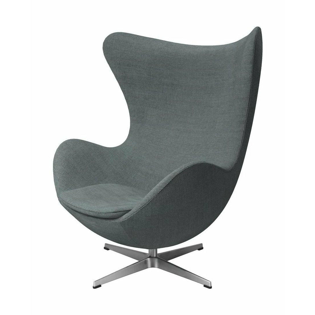 Fritz Hansen The Egg Lounge Chair Stoff, Light Aqua