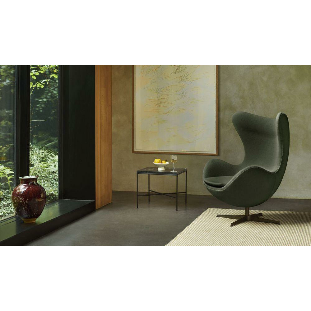 Fritz Hansen The Egg Lounge Chair Leder, Schwarz/Essential Black