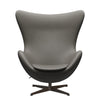 Fritz Hansen De eierlounge stoel leer, bruine bronzen/essentiële lava