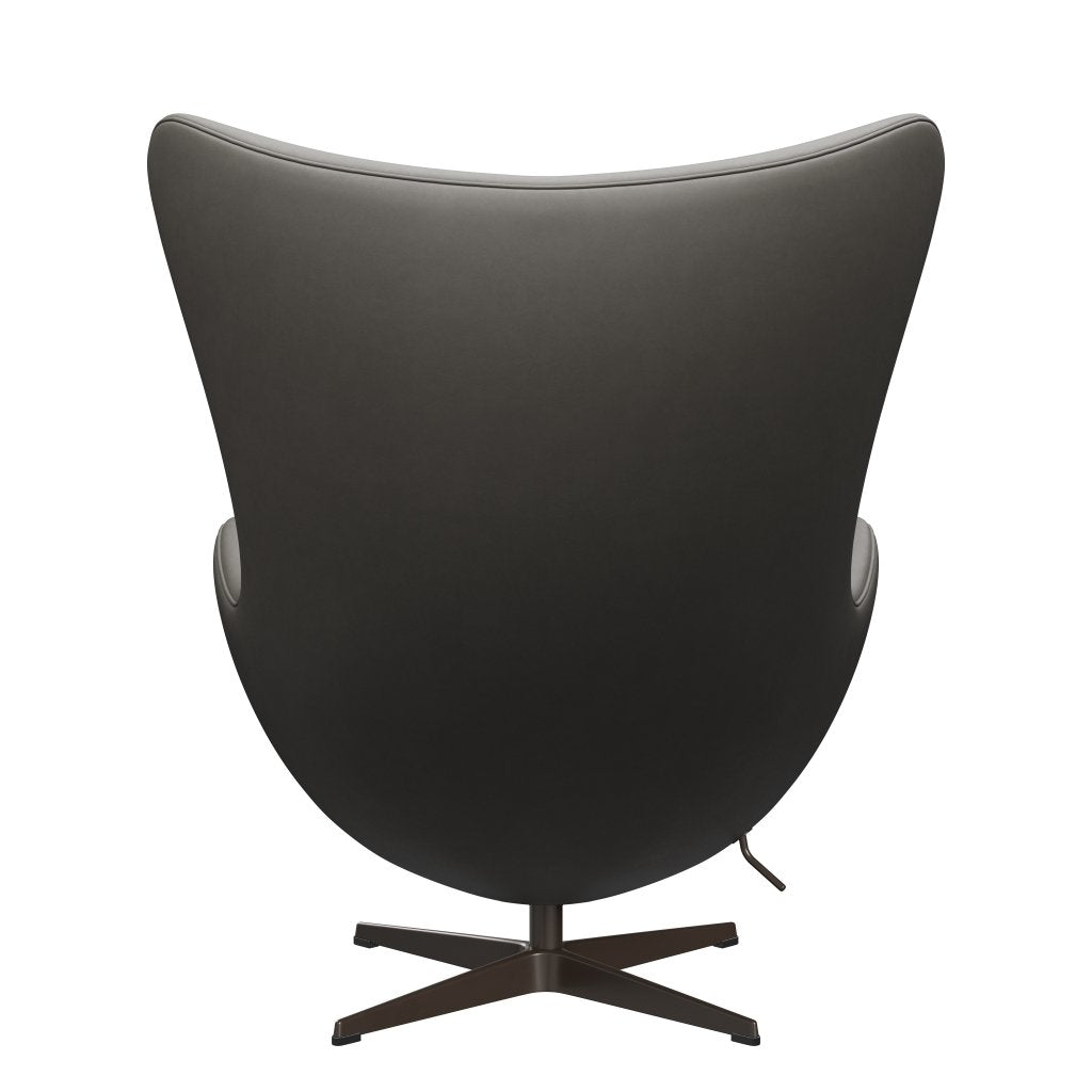 Fritz Hansen The Egg Lounge Chair Leder, Braun Bronze/Essential Lava