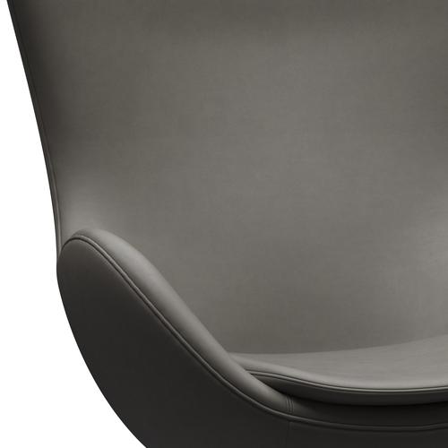 Fritz Hansen The Egg Lounge Chair Leder, Braun Bronze/Essential Lava