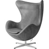  The Egg Lounge Chair Leather Concrete