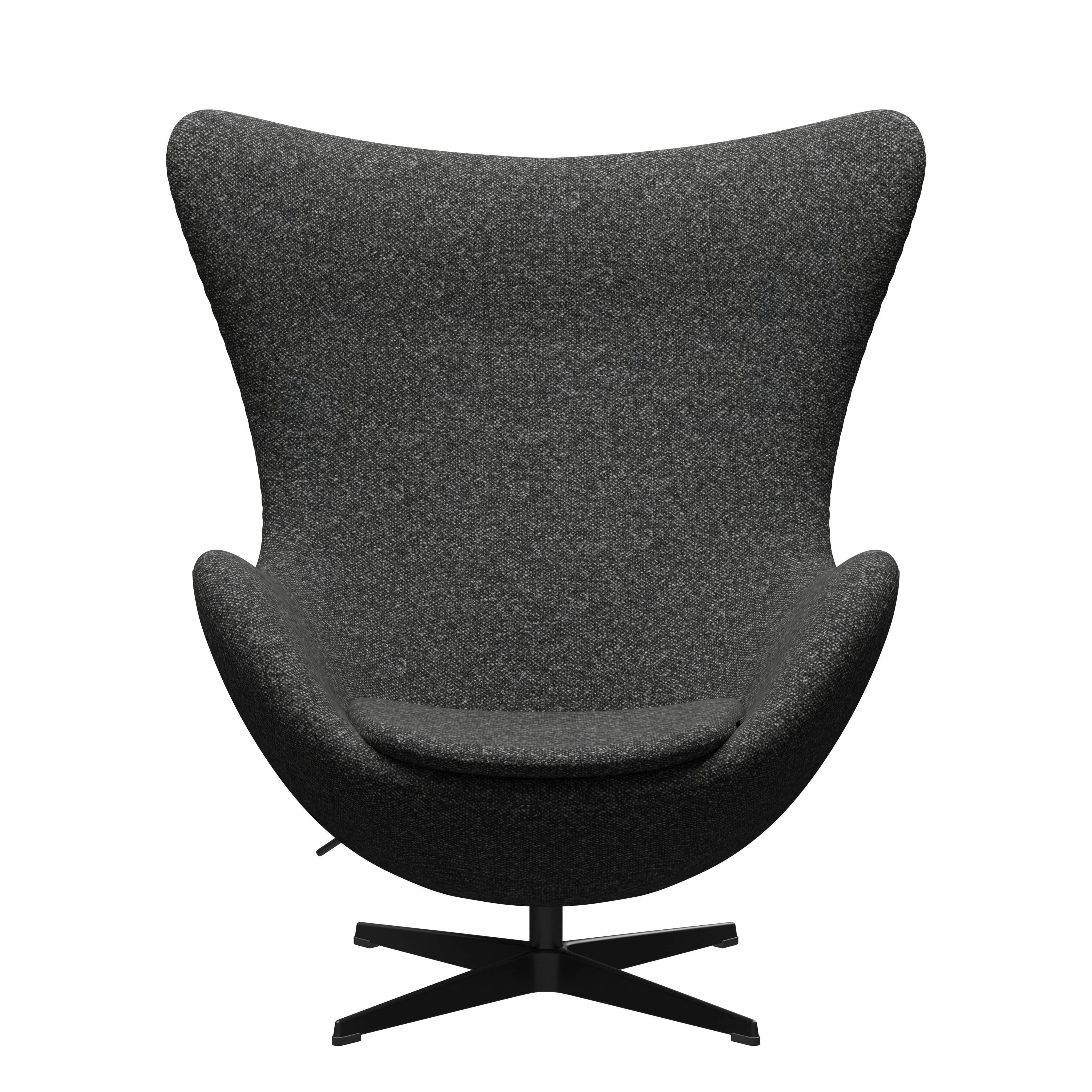 Fritz Hansen The Egg Lounge Chair, Vanir Granitbrauner Stoff Kollektion Anniversary