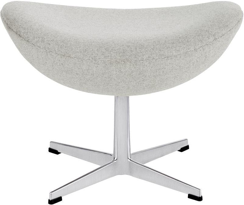 Fritz Hansen Der Eierhocker Stoff, Divina Melange Hellgrau